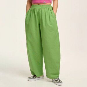 Lucy & Yak Freddie Trousers: Matcha Green XL (UK 20-22)